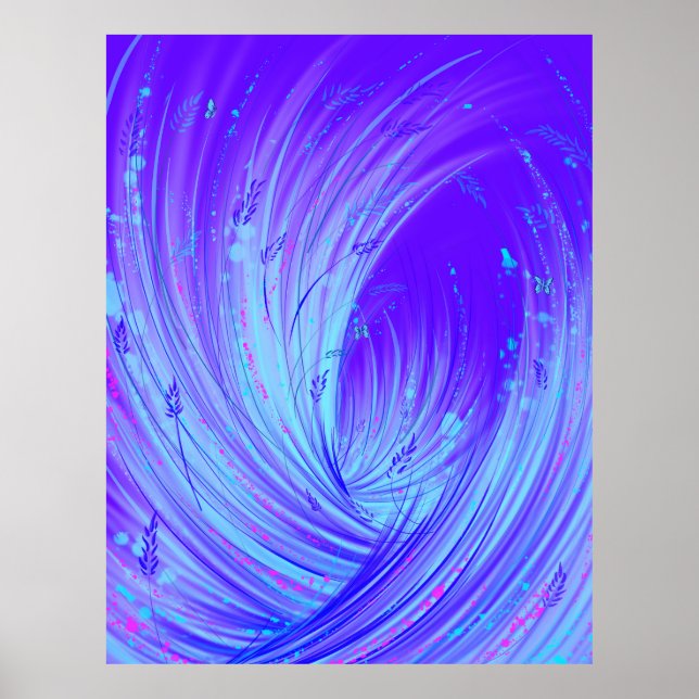 Póster Jardín encantado - Flujo lunar (Frente)