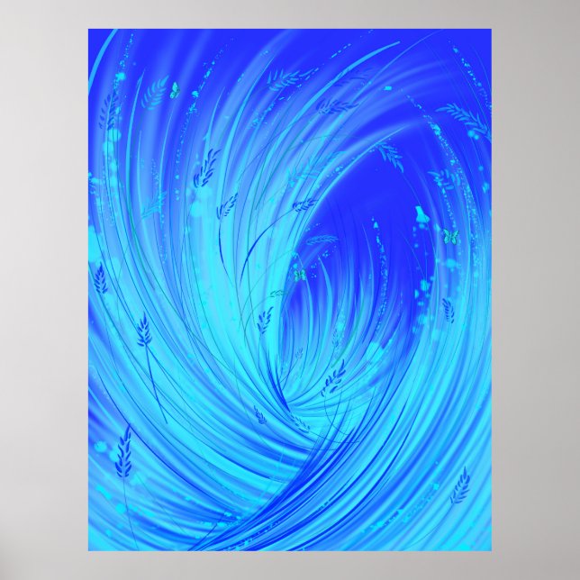 Póster Jardín encantado - Ola extraña (Frente)