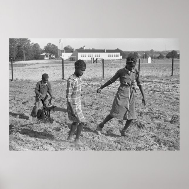 Póster Jardín Gee's Bend, años 30 (Frente)