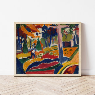 Póster Jardín   Henry Lyman SaŪen