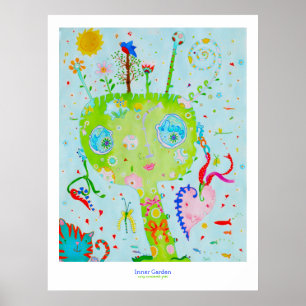 Póster Jardín interior II