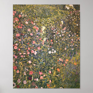 Póster Jardín Italiano Por Gustav Klimt