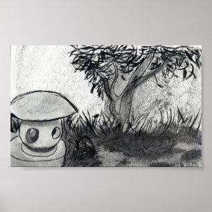 Póster Jardín japonés