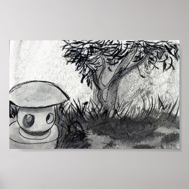 Póster Jardín japonés (Frente)