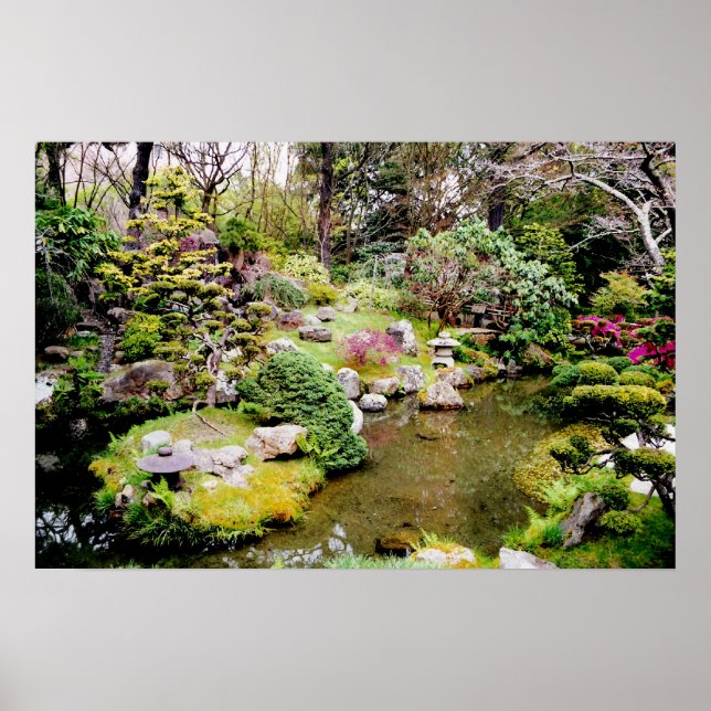 Póster Jardín japonés (Frente)