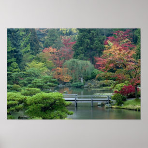Póster Jardín Japonés en el Parque Washington