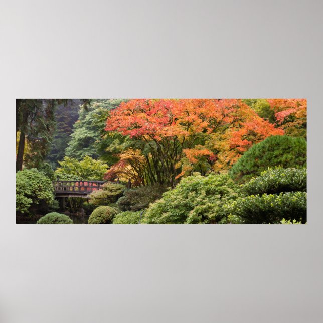 Póster Jardín japonés en Poster otoño (Frente)