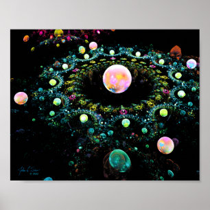 Póster Jardín místico (10x8)
