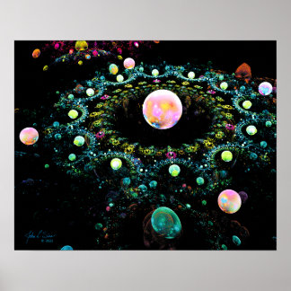 Póster Jardín místico (20x16)