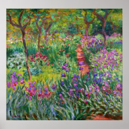 Póster Jardín Monet Iris en el Poster Giverny