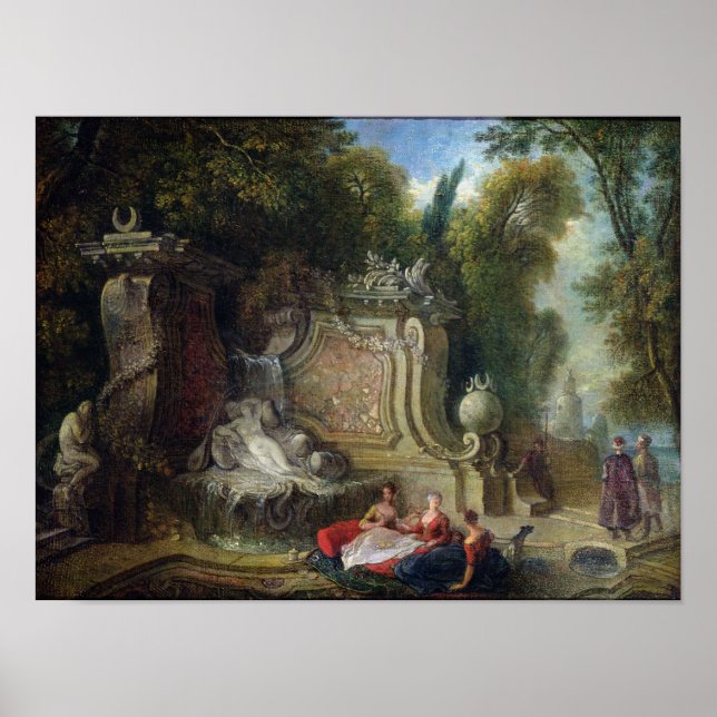 Póster Jardín Oriental (Frente)