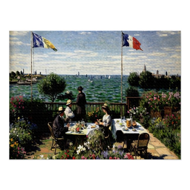 Póster Jardín Sainte-Adresse (Anverso)