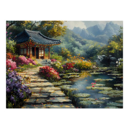 Póster Jardín secreto coreano