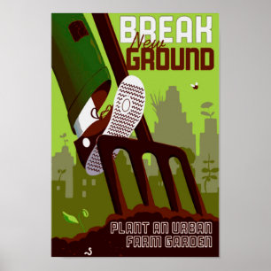 Póster Jardín Urbano