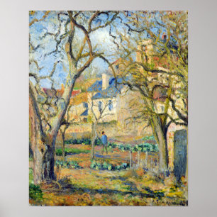 Póster Jardín vegetal Camille Pissarro