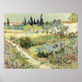 Póster Jardín Vincent Van Gogh en Arles