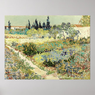 Póster Jardín Vincent Van Gogh en Arles