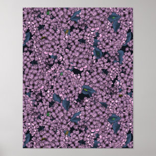 Póster Jardín Violet Lilac