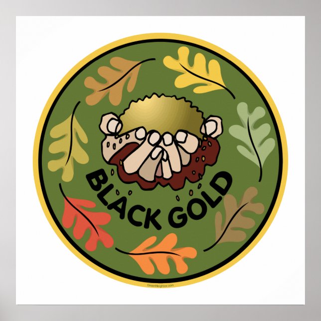 Póster Jardinería orgánica - Compost (Frente)