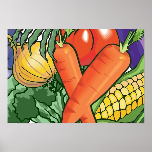 Póster Jardinería vegetal (Frente)