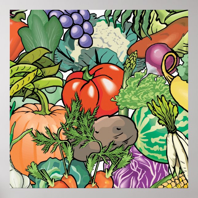 Póster Jardinero vegetal (Frente)