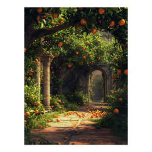 Póster Jardines