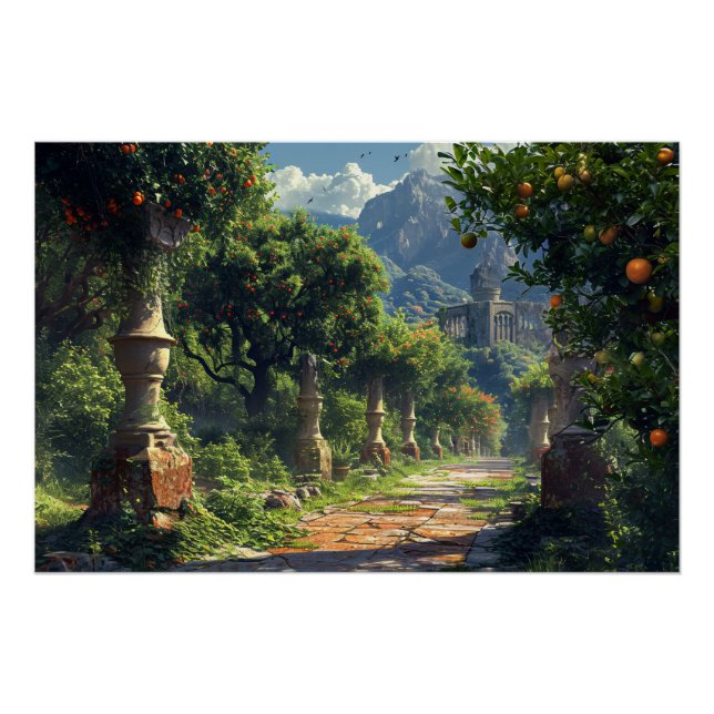 Póster Jardines #2 (Anverso)
