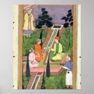 Póster Jardines acuáticos, del Álbum Clive (gouache on pa