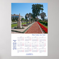 Jardines Bahai, Acre. Israel. Poster del Calendari