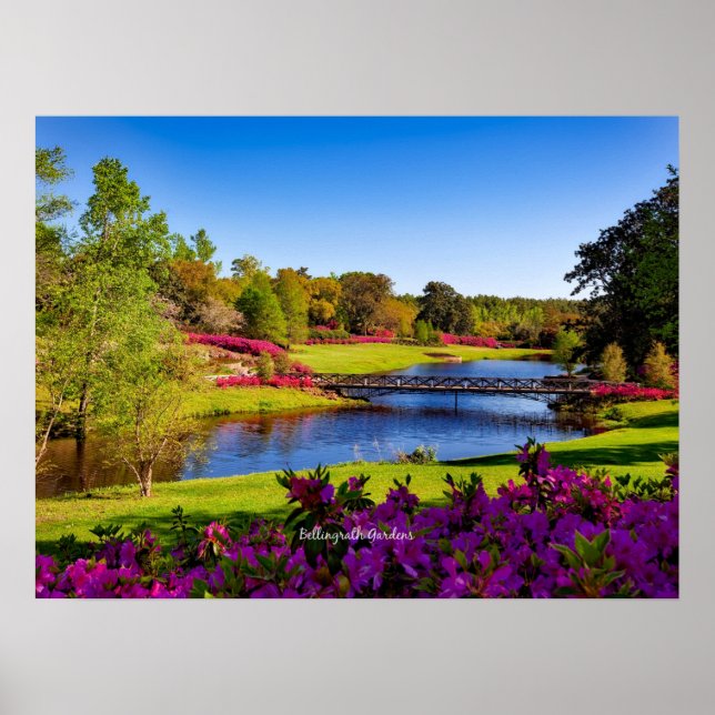 Póster Jardines Bellingrath, Alabama, (Frente)