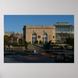Póster Jardines botánicos para Navidades en Washington DC