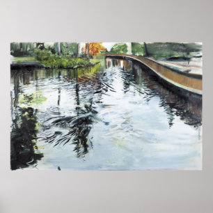 Póster Jardines de Kew de la calzada y de las