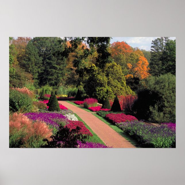 Póster Jardines de Longwood, Pennsylvania (Frente)