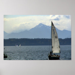 Póster Jardines de oro - Seattle, WA