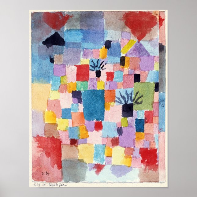 Póster Jardines del Sur | Paul Klee | (Frente)