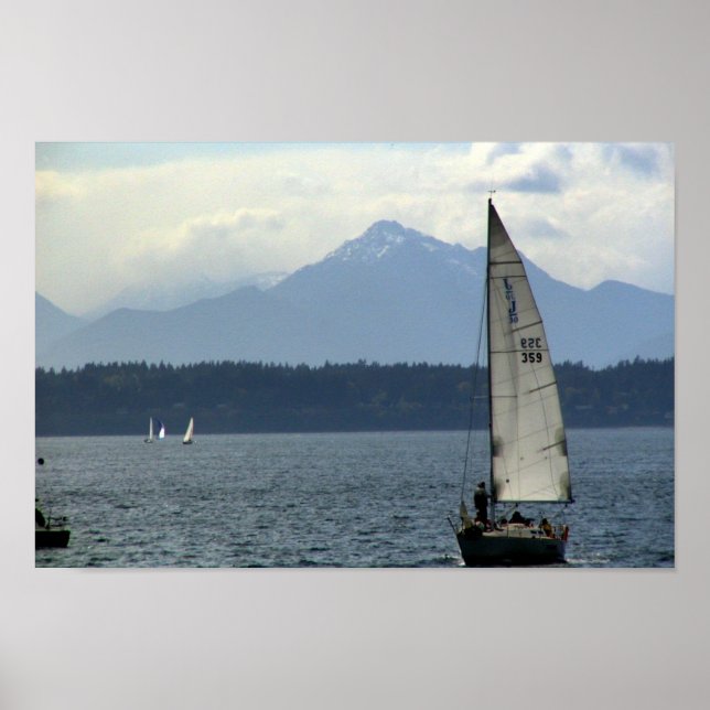 Póster Jardines dorados - Seattle, WA (Frente)