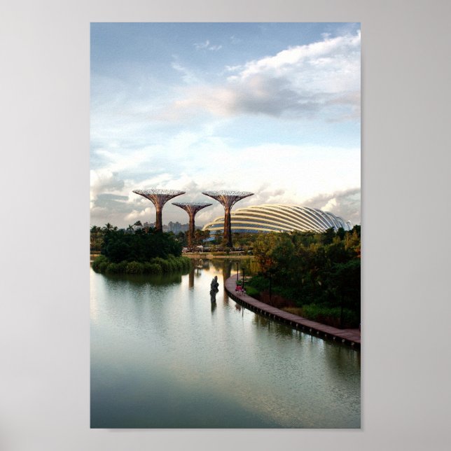 Póster Jardines en la bahía, Singapur - Poster (Frente)