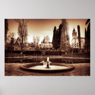 Póster Jardines eternos