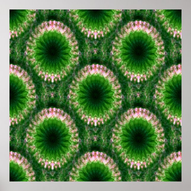 Póster Jardines geométricos...... (Frente)