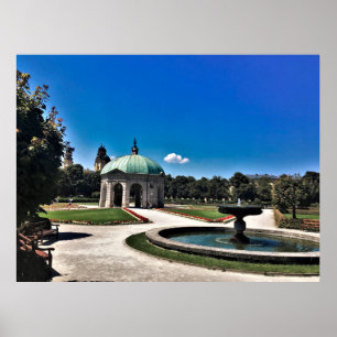 Póster Jardines ingleses