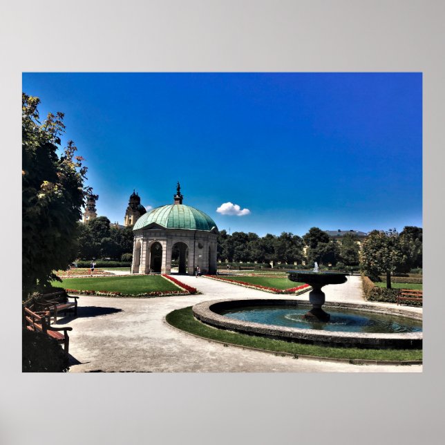 Póster Jardines ingleses (Frente)