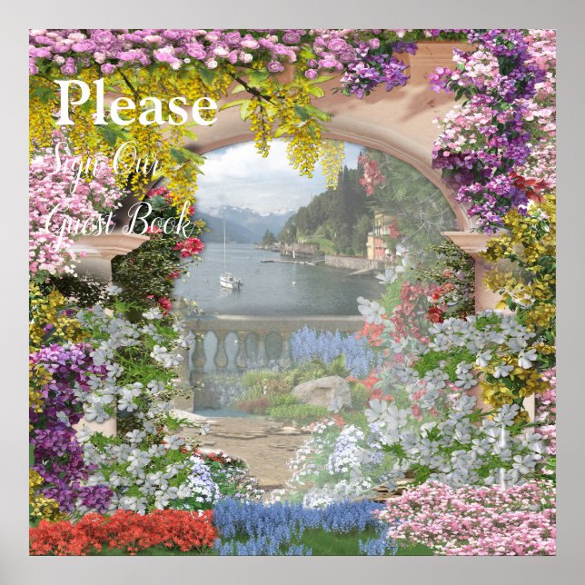 Póster Jardines italianos (Frente)