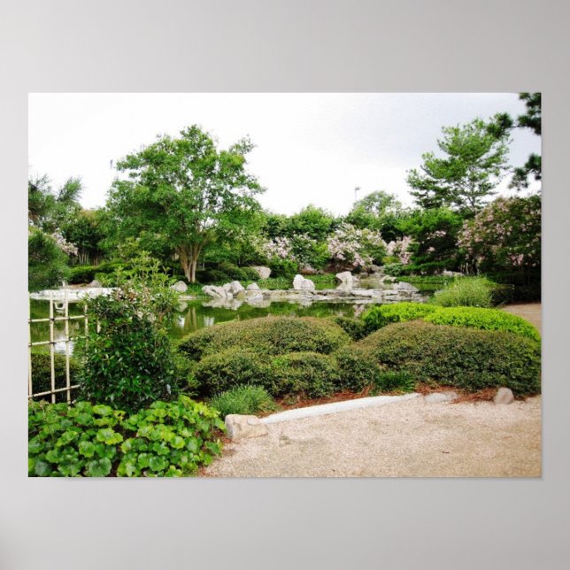 Póster Jardines japoneses de Houston - Poster (Frente)