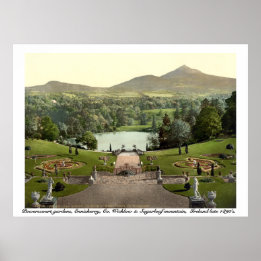 Póster Jardines Powerscourt, Irlanda Wicklow