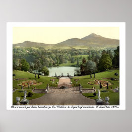 Póster Jardines Powerscourt, Irlanda Wicklow