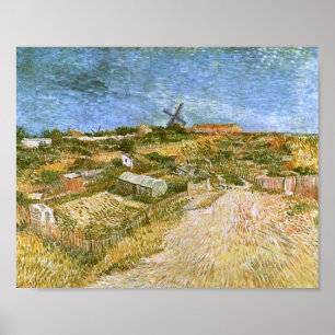 Póster Jardines vegetales de Montmartre Van Gogh Bella Ar
