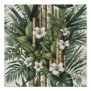 Póster Jardines y edificios ecológicos en armonía