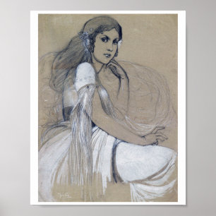 Póster Jaroslava Muchova, Alphonse Mucha