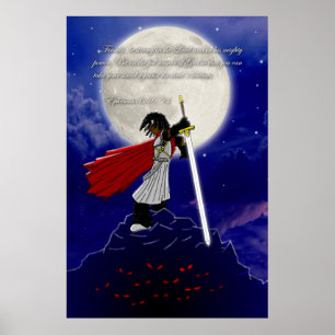 Póster Jarrett en claro de luna - POSTER