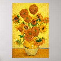 Jarrón con quince girasoles de Vincent van Gogh